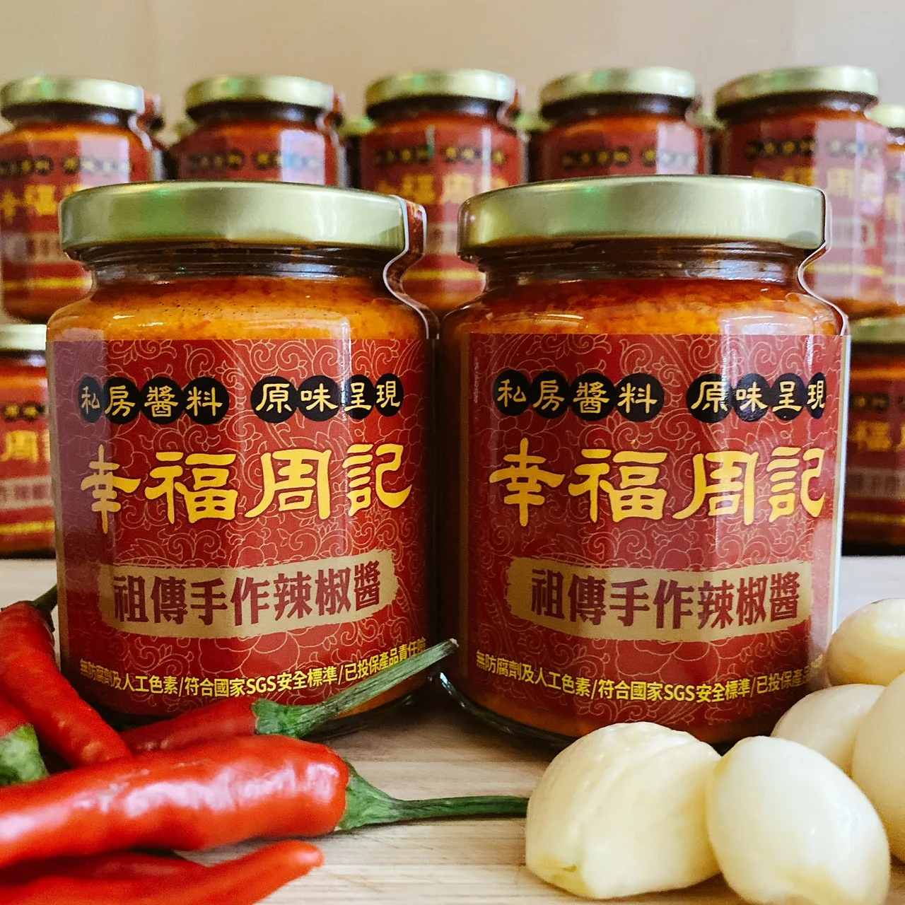 幸福周記祖傳手作辣椒醬產品照